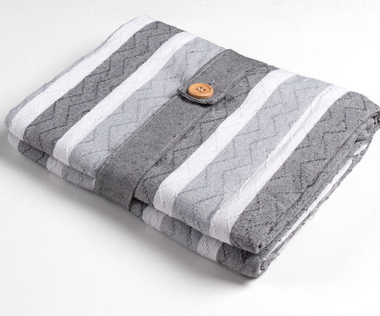 Silk Fashion Τετραθέσιου Καναπέ Π180xΜ320cm Grey