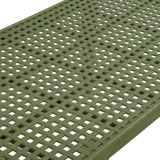Rectangular Central Coffee Table Green M96xW55xH40cm