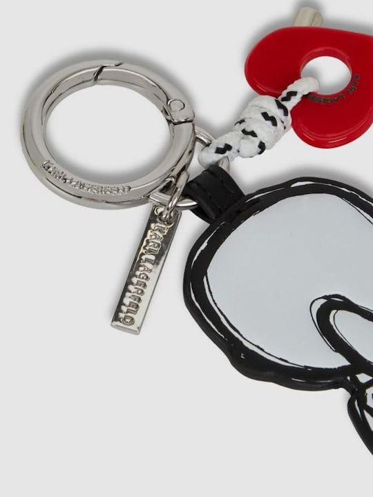 Karl Lagerfeld Ikon Valentine Key Chain Black