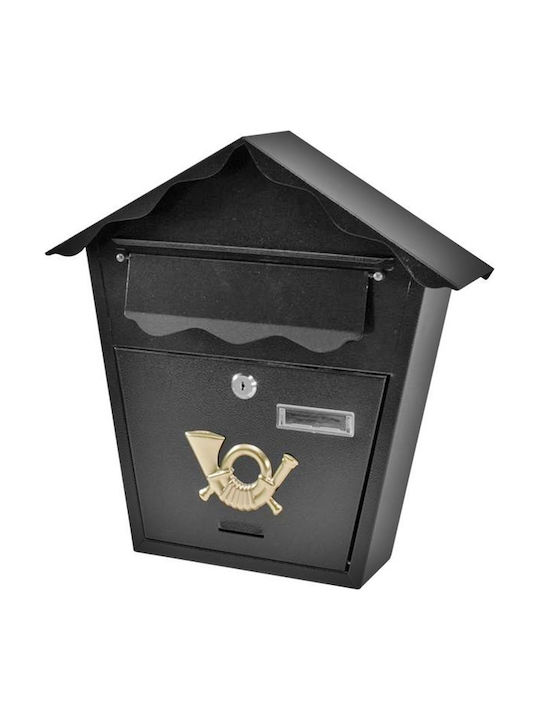 SGTT Cutie Poștală Pentru Exterior Metalică Neagră 37x37x10cm