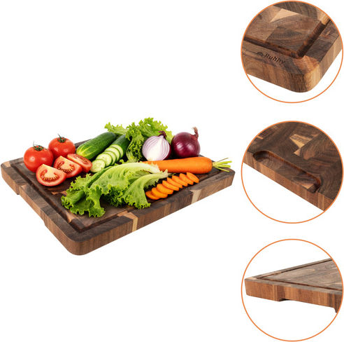 Tocătoare De Bucătărie Pentru Pâine Din Lemn Maro 43x33cm