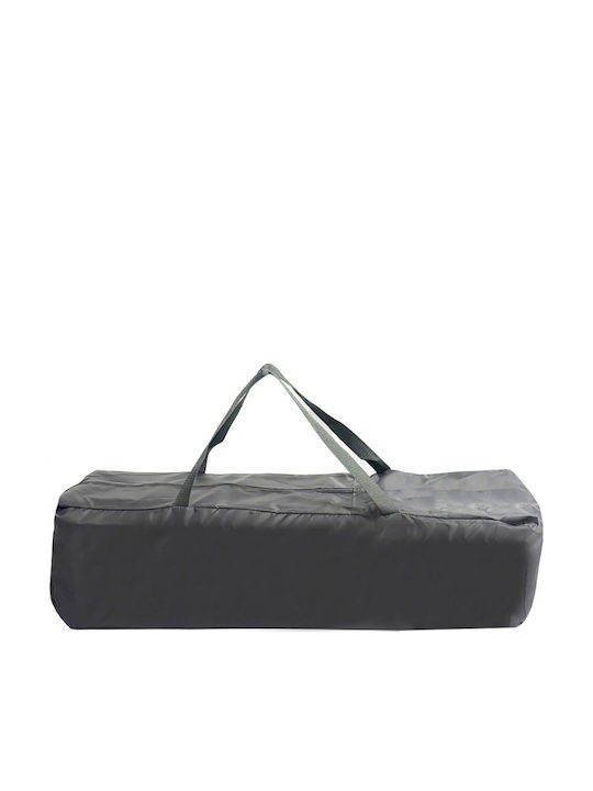 Loc de Joacă cu Două Nivele cu Saltea Gri 210x210cm