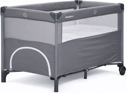 Playpen 2 Levels With Mattress Gray 210x210cm