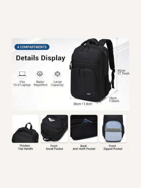 Miss Lulu Backpack Μαύρο