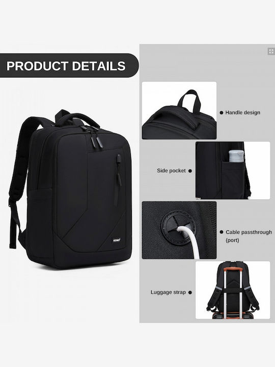 Miss Lulu Backpack Μαύρο