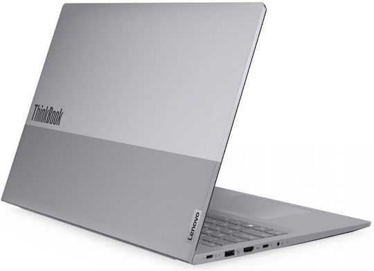 Lenovo ThinkBook 16 G9 IRL 16" IPS FHD+ (Nucleu 7-240H/16GB/512GB SSD/Fără sistem de operare) Gri Arctic (Tastatură International English)