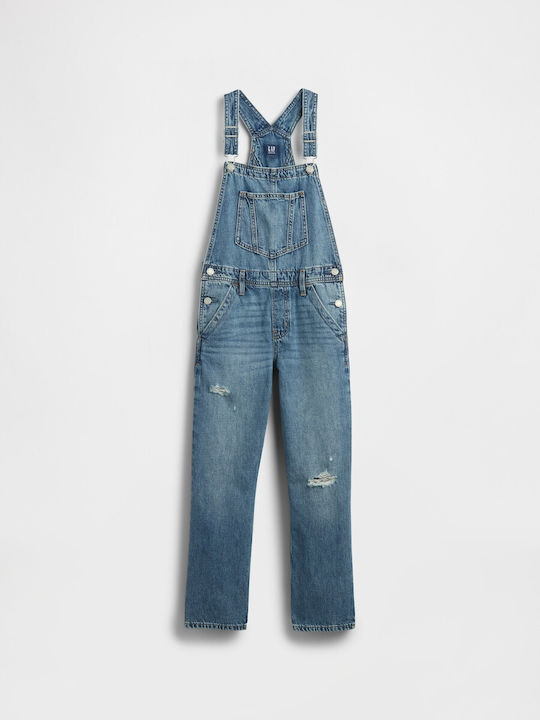 Детски Деним Гащеризон Medium Wash Loose