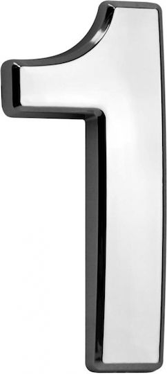 Number 1 Silver Abs House Apartment Number 70x100 Mm