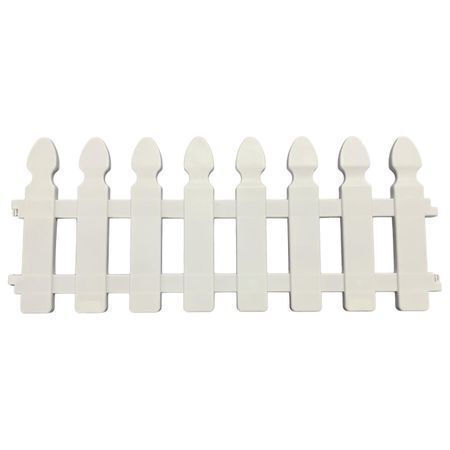 SGTT Garden Fencing Material from Plastic 30x50x30cm White