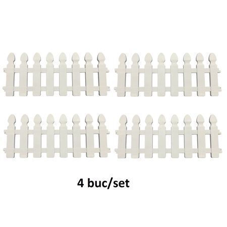 SGTT Garden Fencing Material from Plastic 30x50x30cm White
