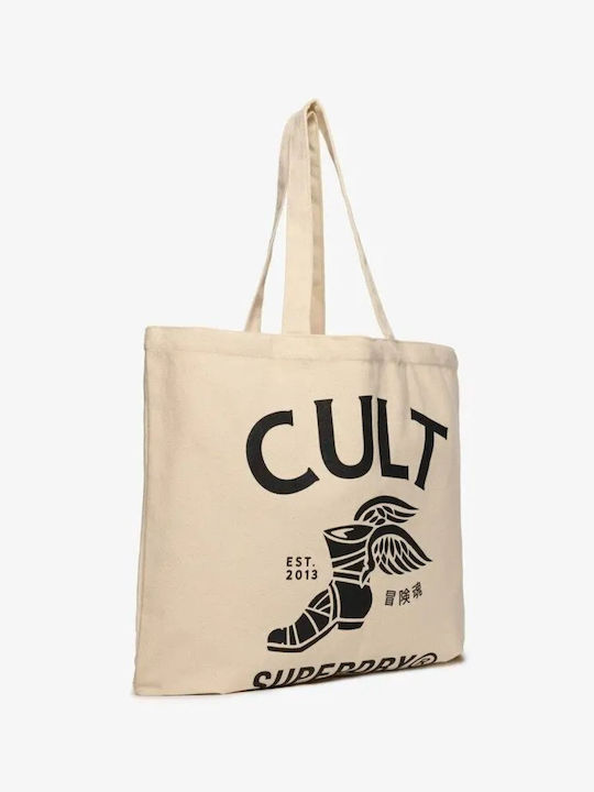 Cult Fabric Women's Tote Handbag Ecru W9110444A H8X