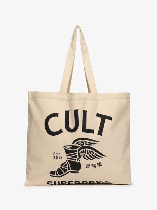 Cult Fabric Women's Tote Handbag Ecru W9110444A H8X