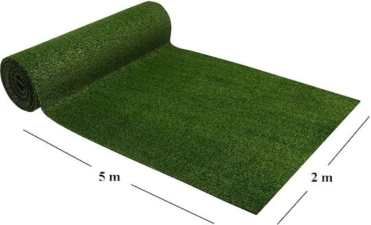 Natürlich Rasen in Rolle 2x5m und Höhe 7mm in Beiger Farbe
