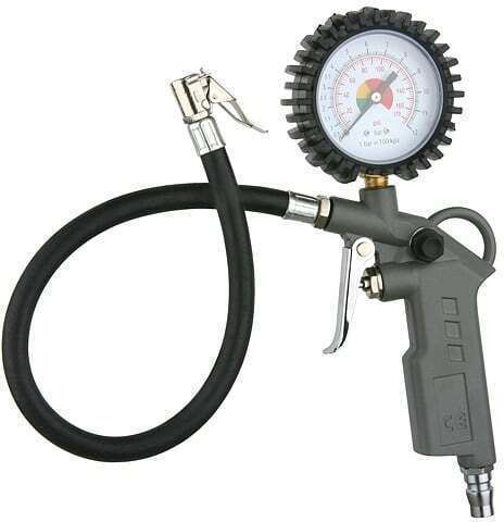 Pistol De Umflare Anvelope Strend Pro Airtool Tg-11 Manometru De Presiune