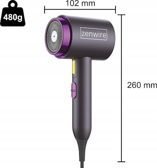 Zenwire Professional Hair Dryer Turbo 1500W