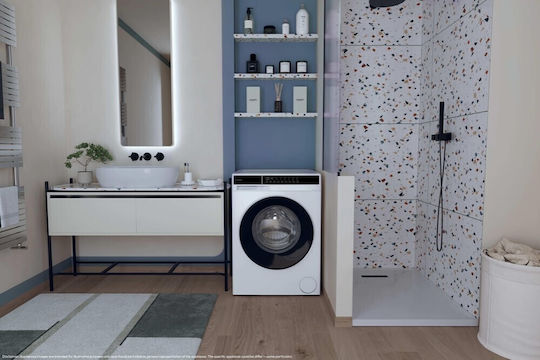 Candy ProWash Mașină de Spălat Rufe 9kg cu Tehnologie cu Abur 1200 Rotatii EY 29B8-S