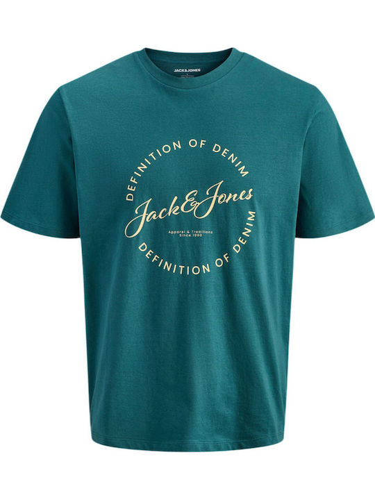 Crew Neck T-shirt Πετρόλ