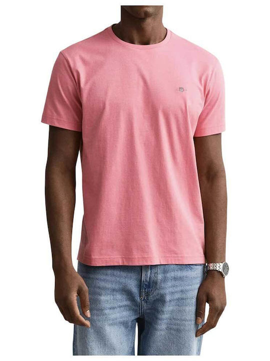 Polo Herrenbluse Kurzarm Rosa