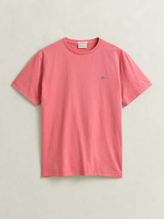 Polo Herrenbluse Kurzarm Rosa