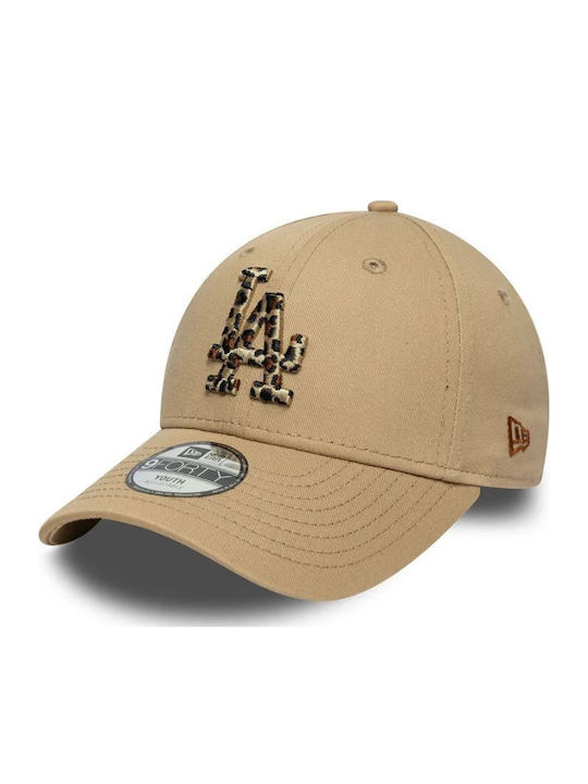 New Era Kids' Fabric Jockey Hat Animal Beige