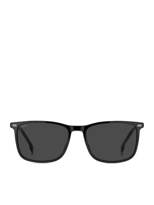 Boss Unisex Sunglasses with Black Horn-Rimmed Frame Boss 1879/S 807/IR