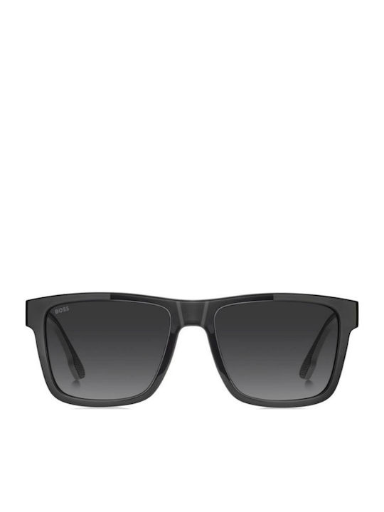 Boss Unisex Sunglasses with Grey Horn-Rimmed Frame 1907/S KB7/9O