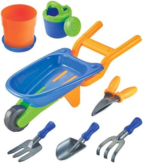 Wheelbarrow Toy Set + 7 Accessories Beach Garden