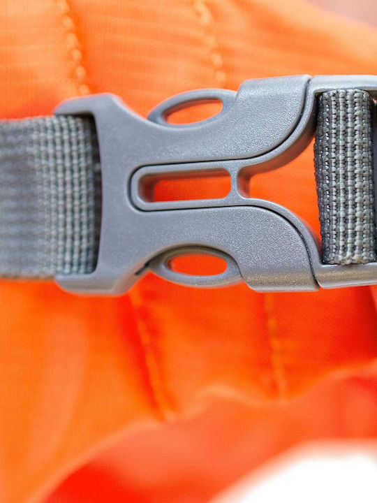 Vesta De Salvare Pentru Câini M Outward Hound Granby Splash Greutate Minimă 13,61 Kg Portocalie Accente Reflectorizante Bretele Reglabile Bandă Abdominală Mâner De Salvare
