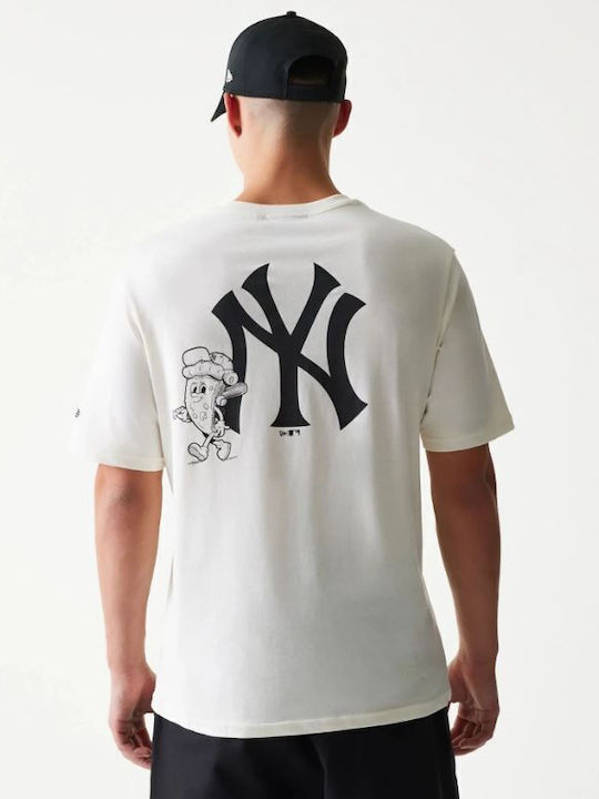 New Era Mlb Food T-shirt Λευκό