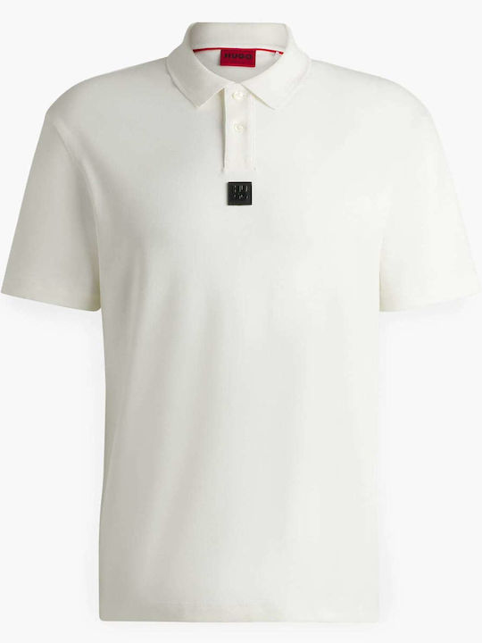 Deabono Polo Herrenbluse Kurzarm Ecru