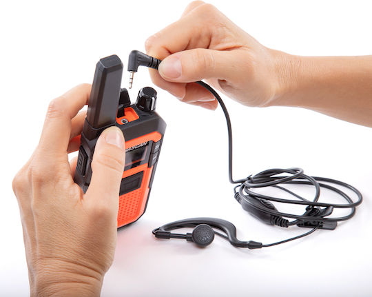 DynaScan Robuster CB- und Zwei-Wege-Funkgerät PMR mit Monochrom-Display in Orange