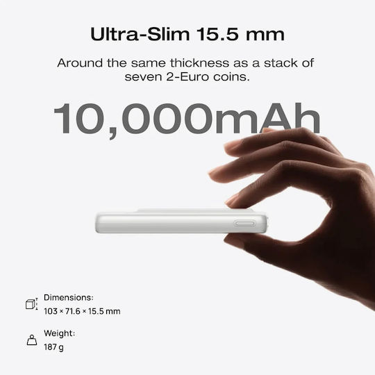 EcoFlow Rapid Power Bank 10000mAh 30W With USB-C Output Port Black