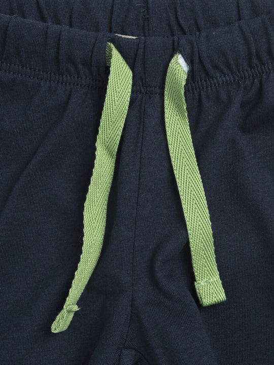 Kinder Shorts Bermudas Stoff Blau