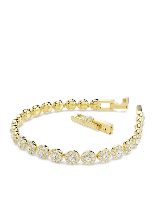 Swarovski Γυναικείο Βραχιόλι Επιχρυσωμένο