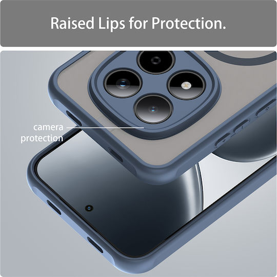 Techsuit Halofrost II Magsafe Xiaomi Redmi Note 15 Pro 5G Marineblau