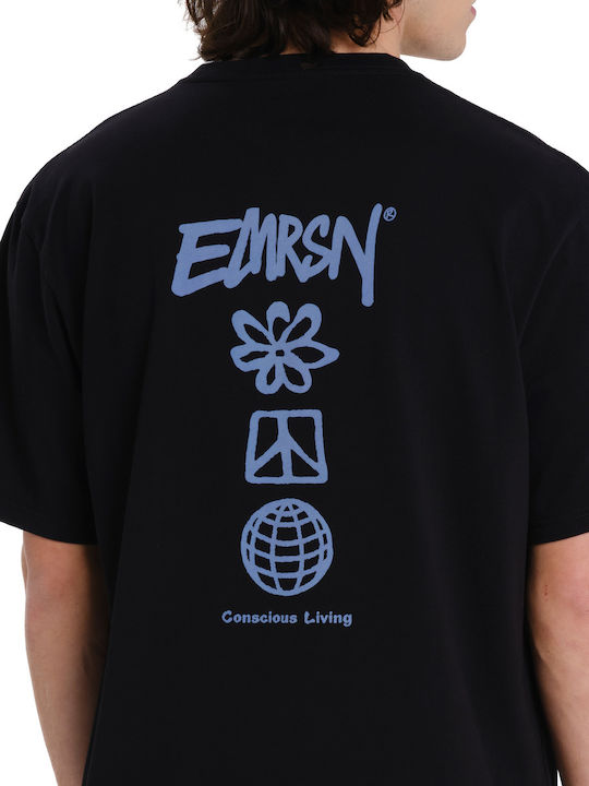 T-shirt Μαύρο