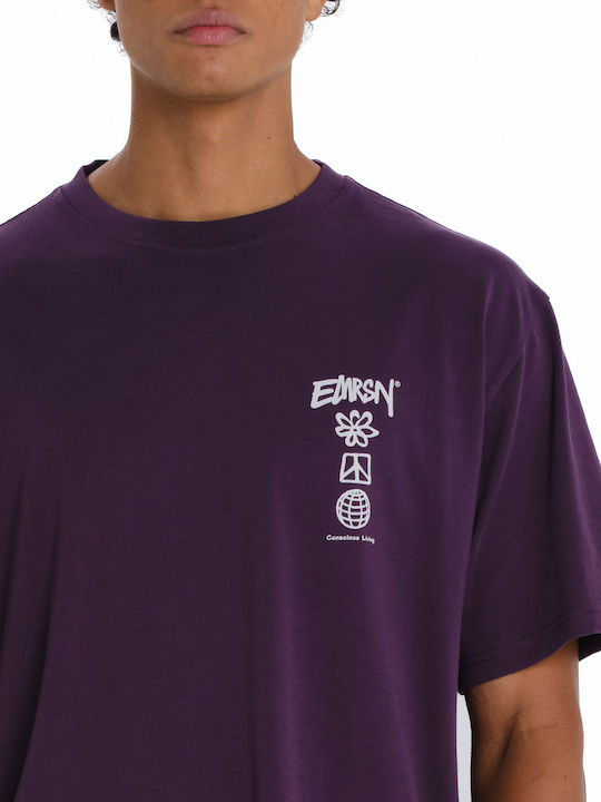 T-shirt Μωβ