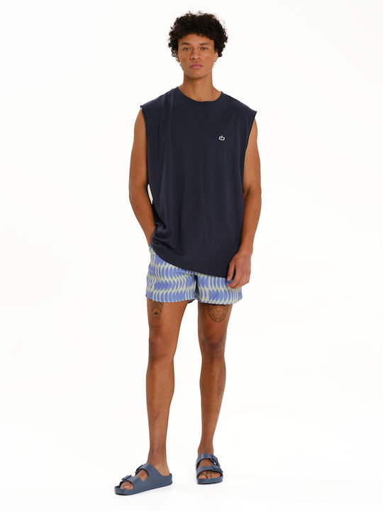 T-shirt Navy Μπλε