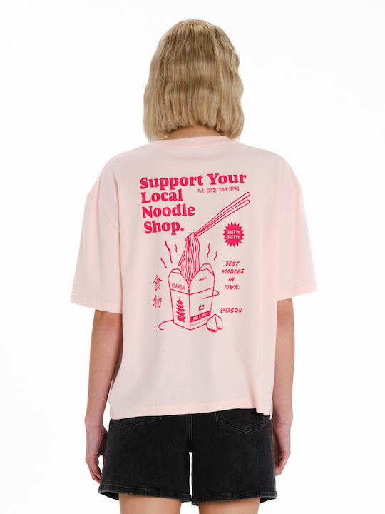 Damen Sport T-shirt Rosa 261.EW33.68-Rosa-Pink
