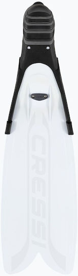 CressiSub Swimming Flippers Gara Turbo Flex Long White