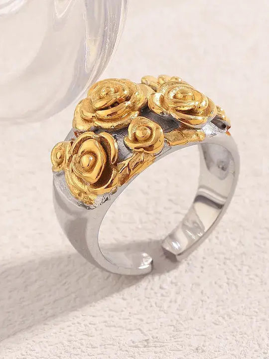 Women's Gold Plated Steel Ring Women's Gold Plated Steel Ring