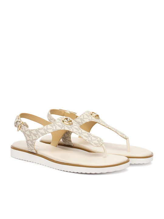 Michael Kors Thong White Sandals
