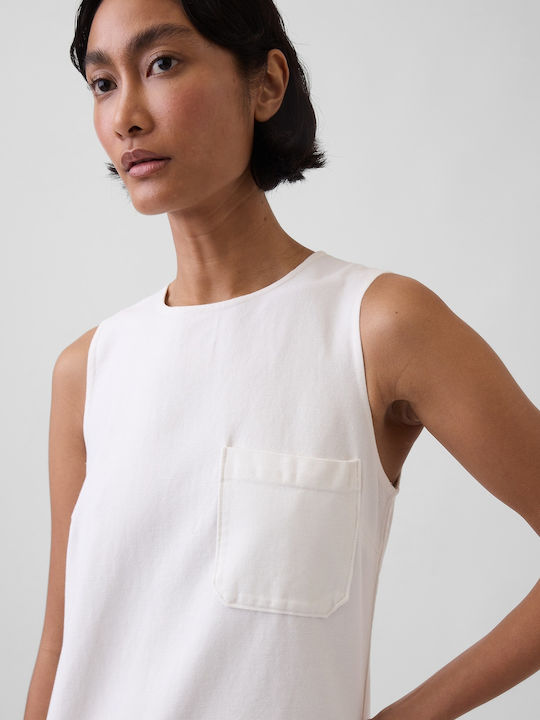 Sommer Mini Kleid Off-White