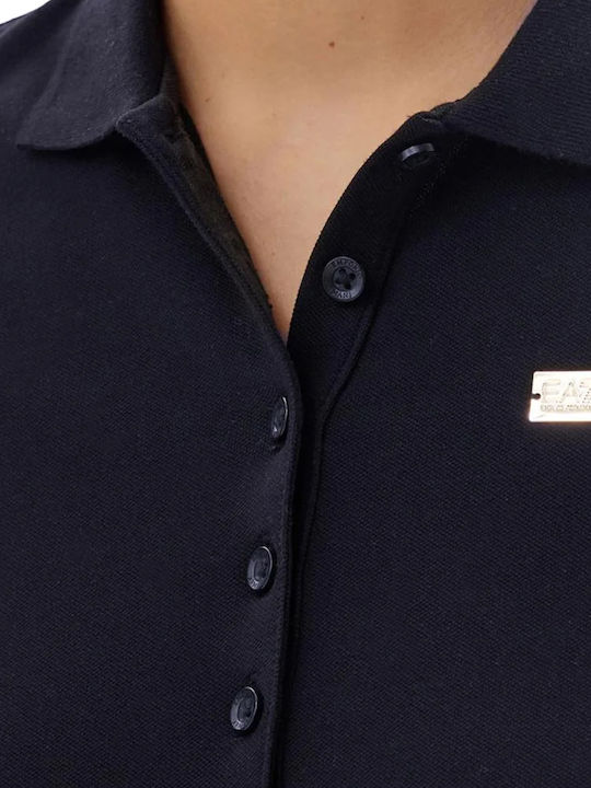 Women's Polo Blouse Short Sleeve Blue