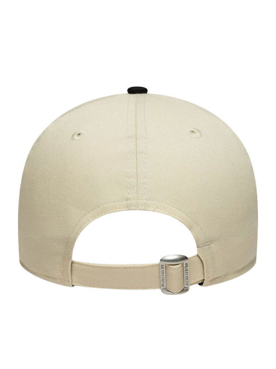 New Era Mlb La Dodgers Colour Block 9forty Adj Cap Light Beige