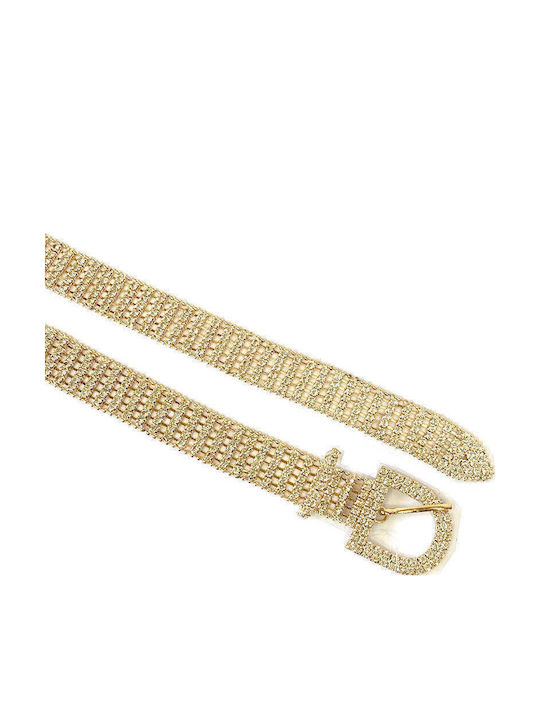 Breiter Damen Gürtel Kette Goldene