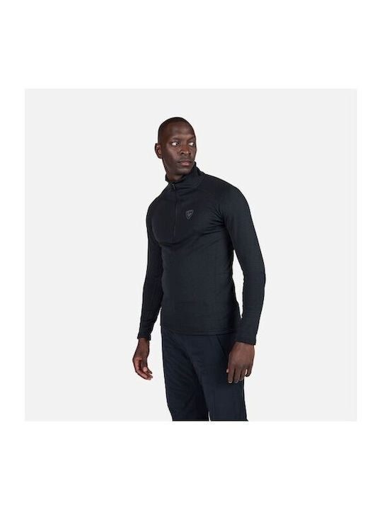 Men's Fleece Jacket with Hood Black