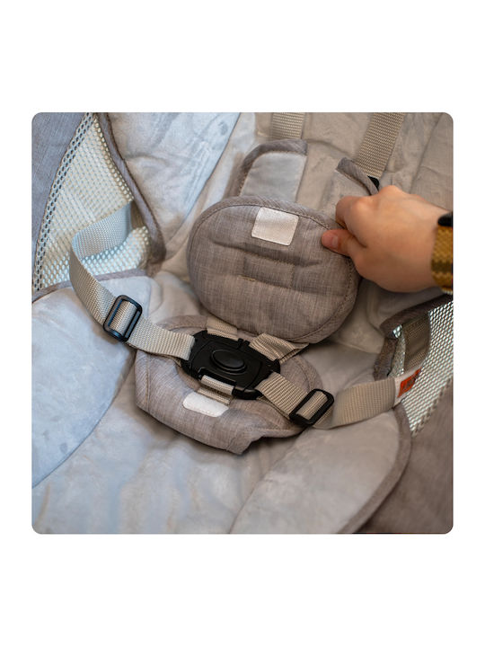 Kidnort Relax Electric pentru Bebeluși cu Muzică Gri pentru Copil până la 9kg