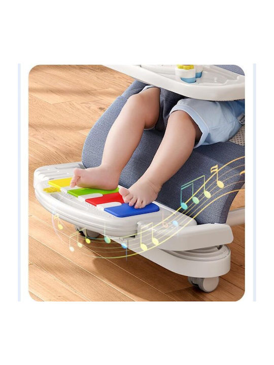 NICEkids Electric Relax Măsuță Pentru Bebeluși cu Muzică Albastru pentru Copii până la 9kg