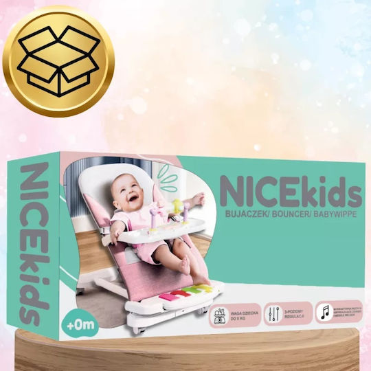 NICEkids Electric Baby Relax with Music Pink for Child up to 9kg